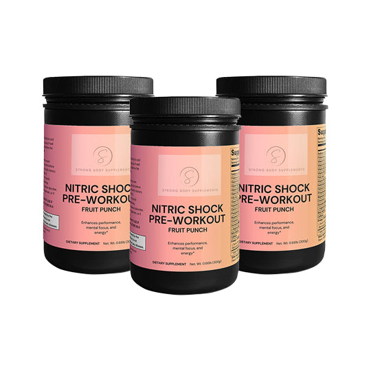 Nitric Shock Pre-Workout Powder (Fruit Punch)