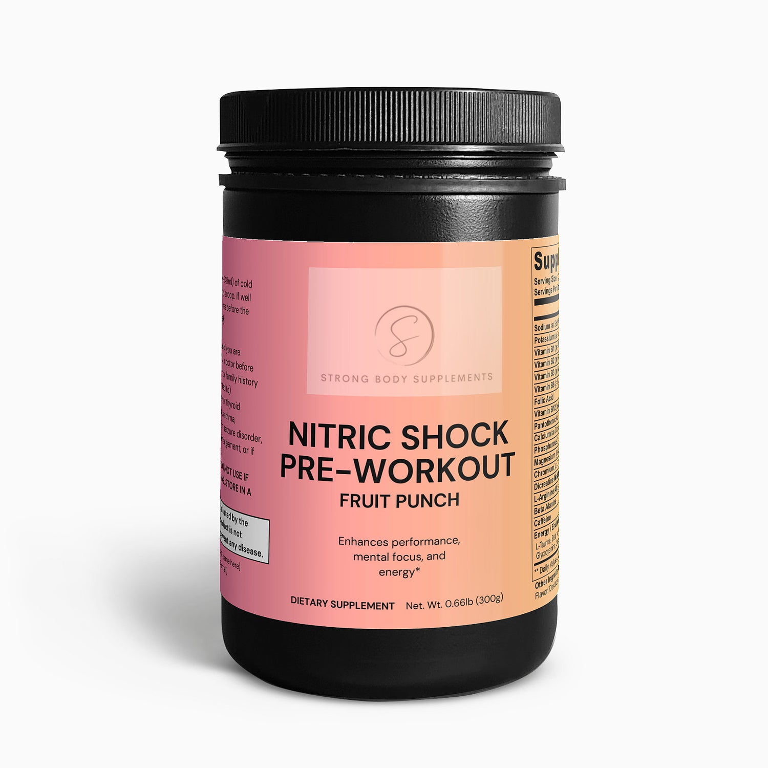 Nitric Shock Pre-Workout Powder (Fruit Punch)