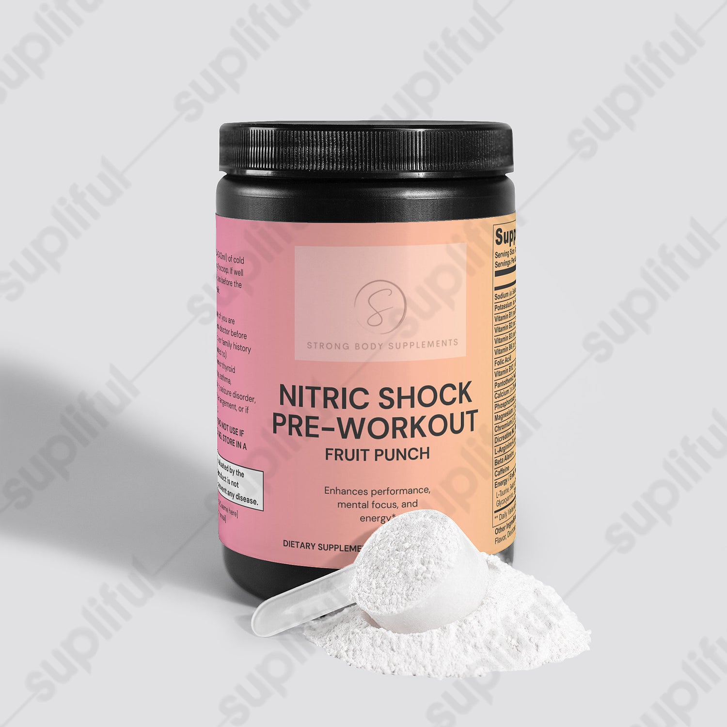 Nitric Shock Pre-Workout Powder (Fruit Punch)